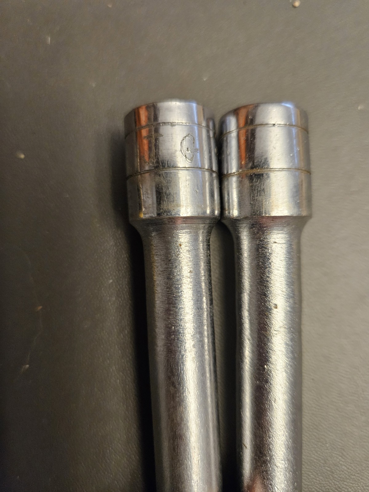 Lot Of Vintage S-K 3/8 Drive Extensions, 12 Inch (45162) And 6 Inch (45161) USA