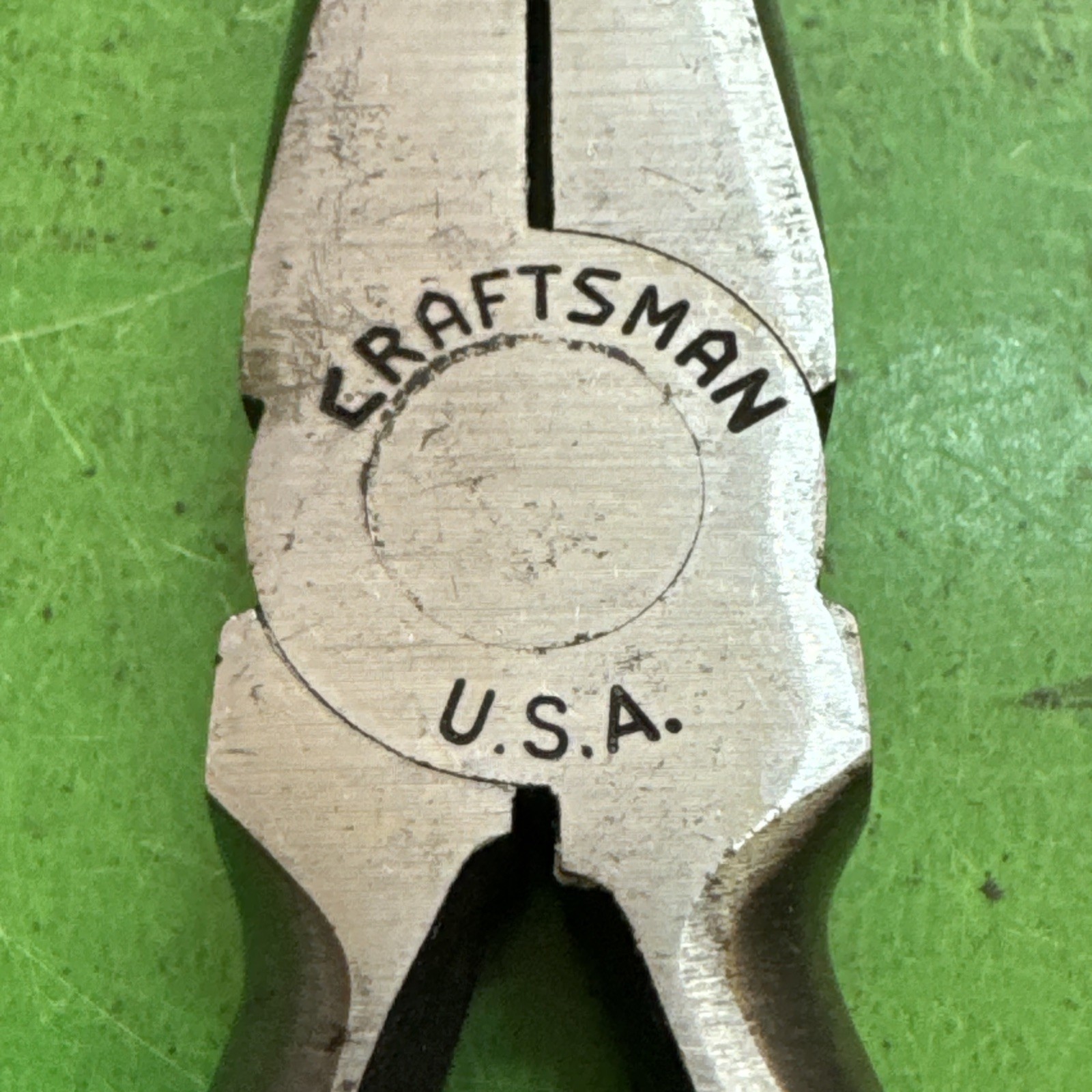 Craftsman Tools USA RARE «C» Stamp 5.5″ Long Black Grip Bent Needle Nose Pliers