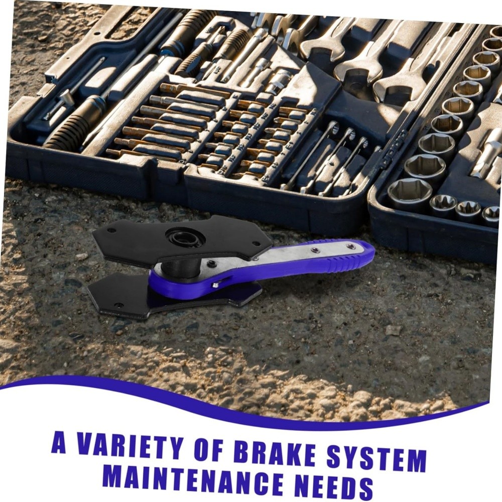 Car Ratchet Brake Piston Wrench Spreader Caliper Pad Install Press Blue Large
