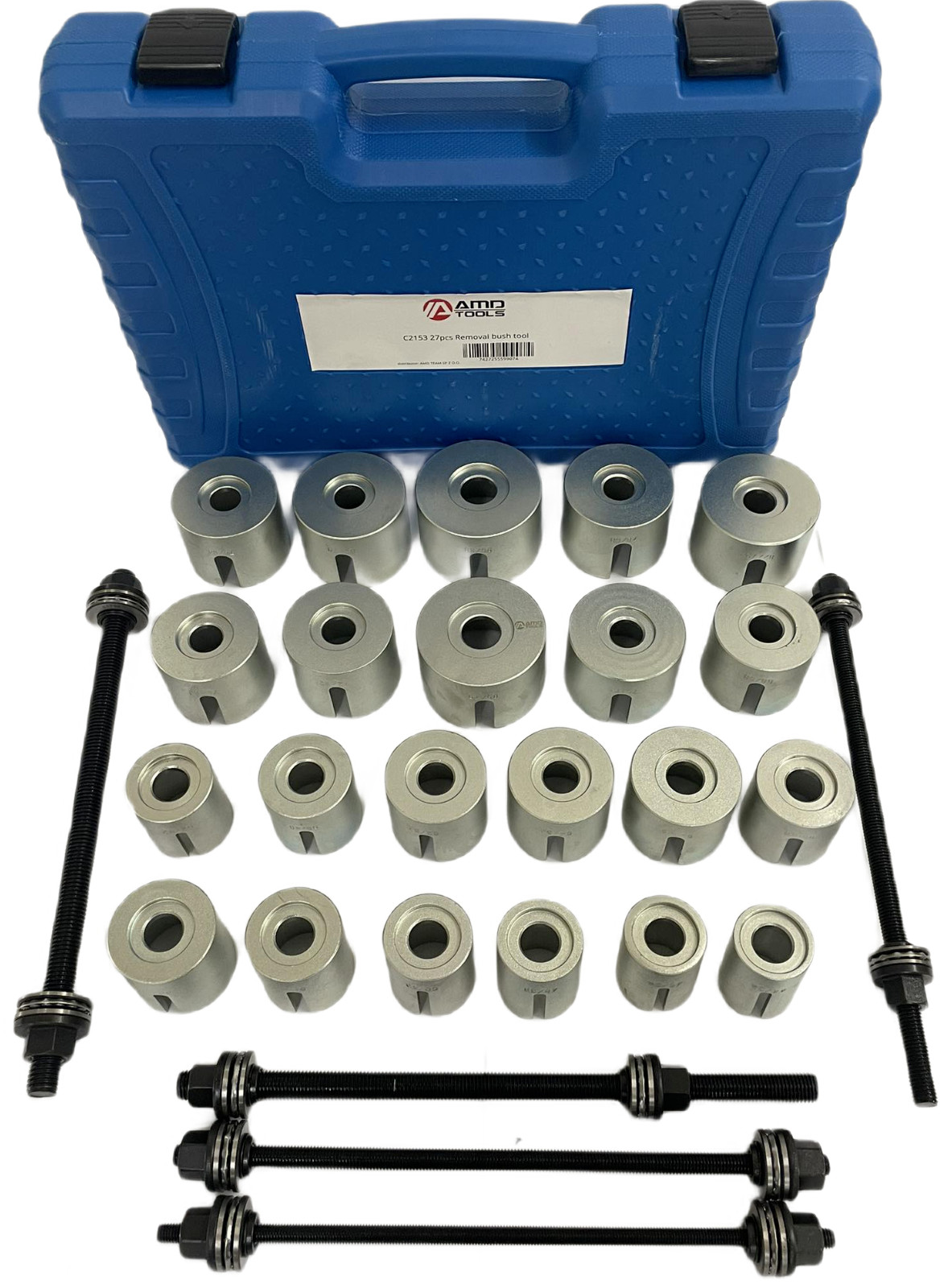 27 Pcs Universal Press & Pull Sleeve Kit Bush Bearing Removal Insertion Tool Set