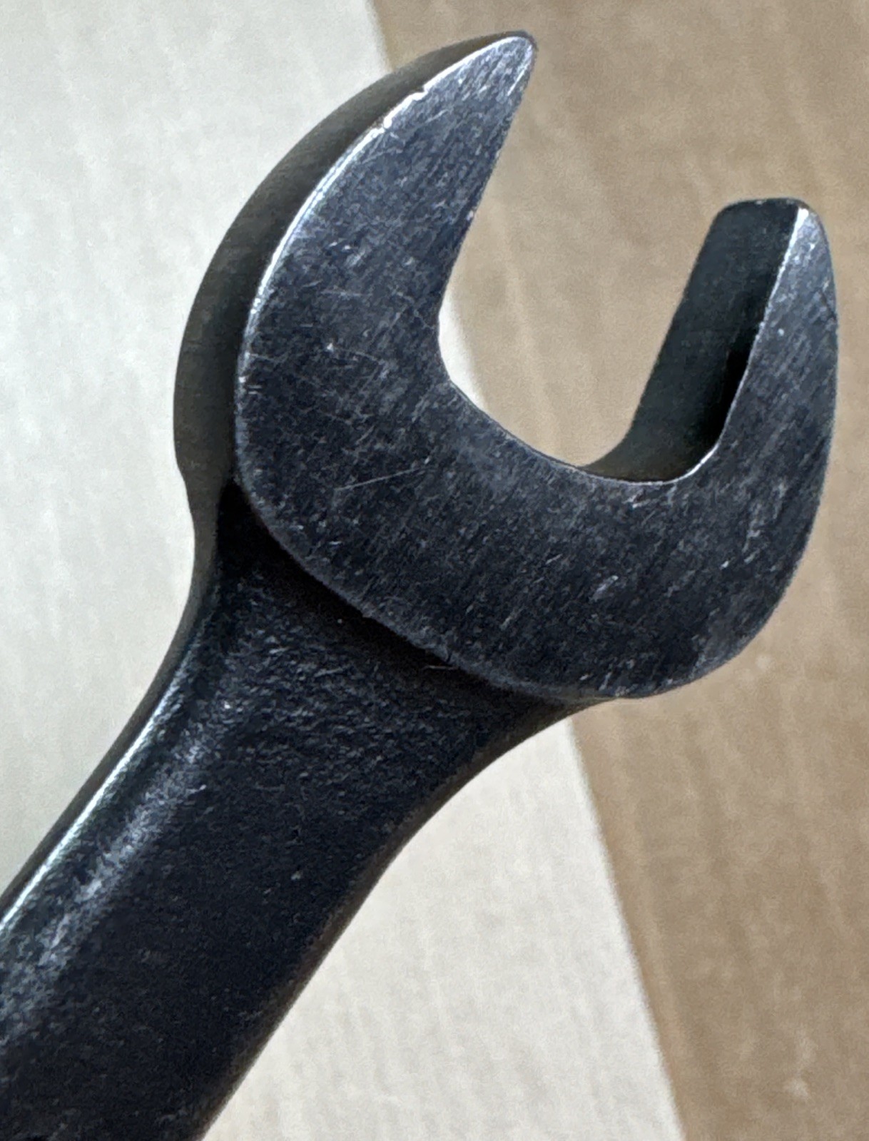 Snap-on 7/16″ x 1/2″ S-1416B Black Industrial Finish Open-end Wrench