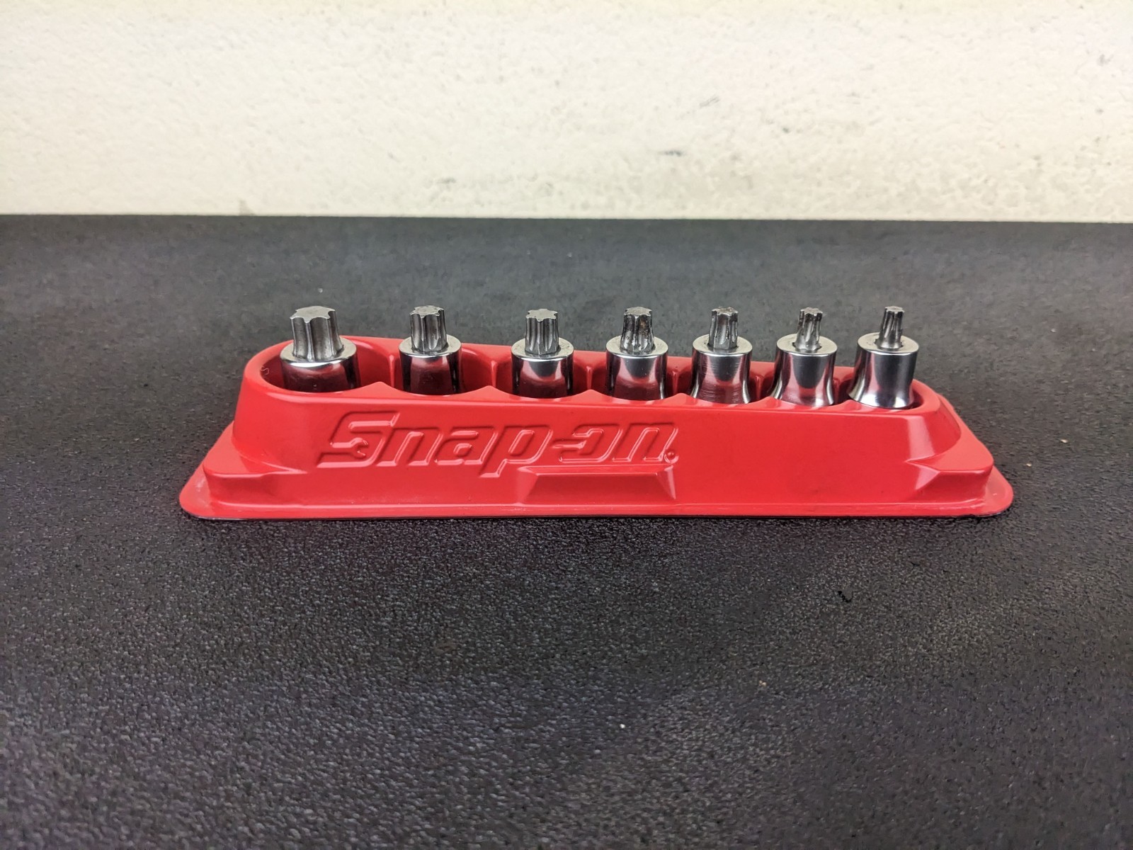 #bp502 Snap On 7pc 3/8″ Drive Stubby Torx Socket Driver Set T27-T55 207EFTXYSE