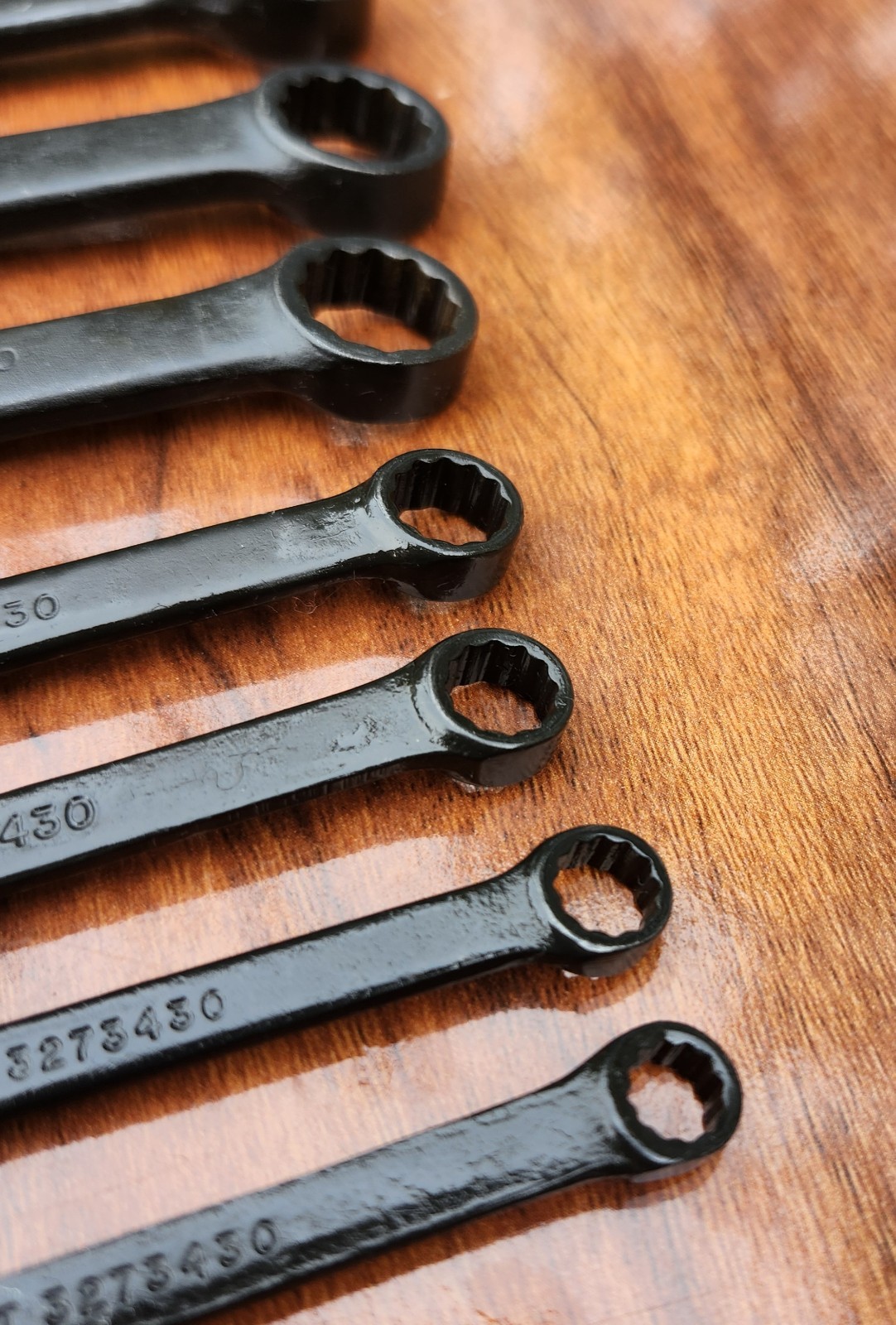 SNAP-ON GOEXM Black Metric Short Comb. Wrench Set 6-19mm USA MISSING 10 11 12