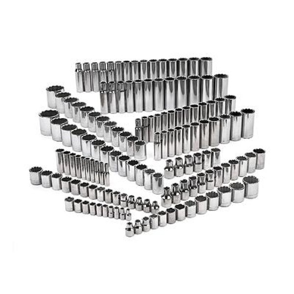 Craftsman 12-point 143 pc 1/2 3/8 1/4 Dr METRIC SAE SOCKET SET Deep Shallow USA