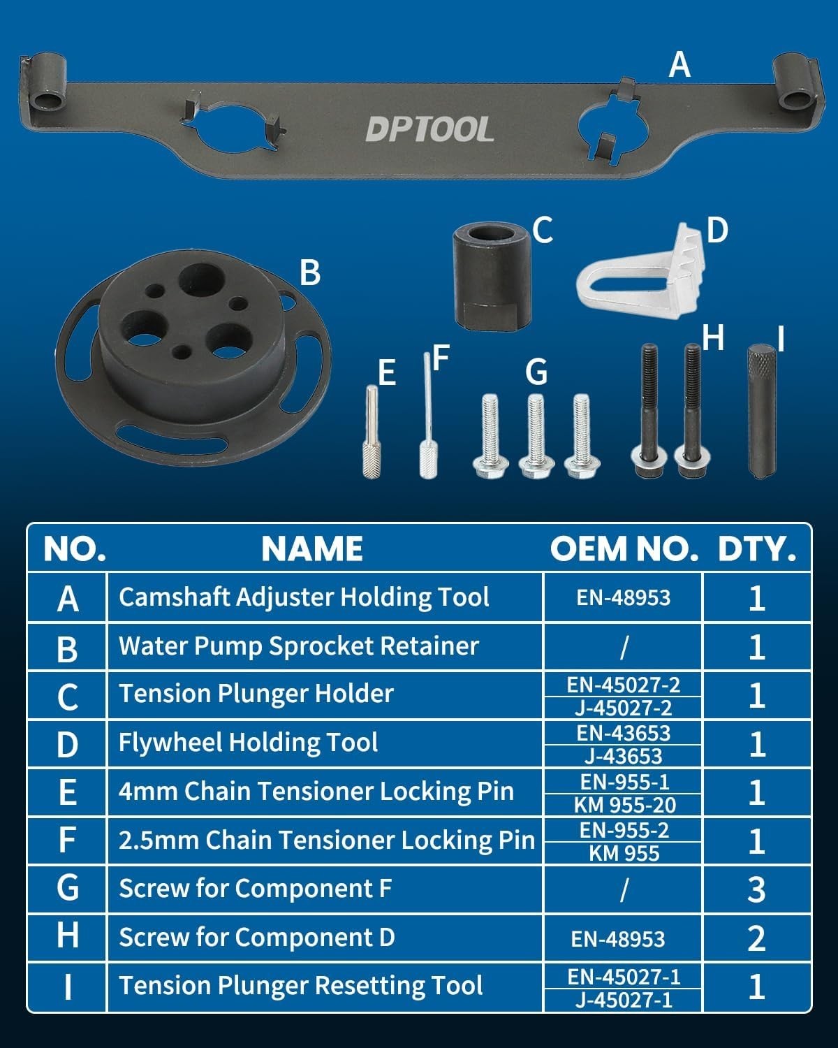 GM/Buick/Chevy Ecotec Engine Tool Kit