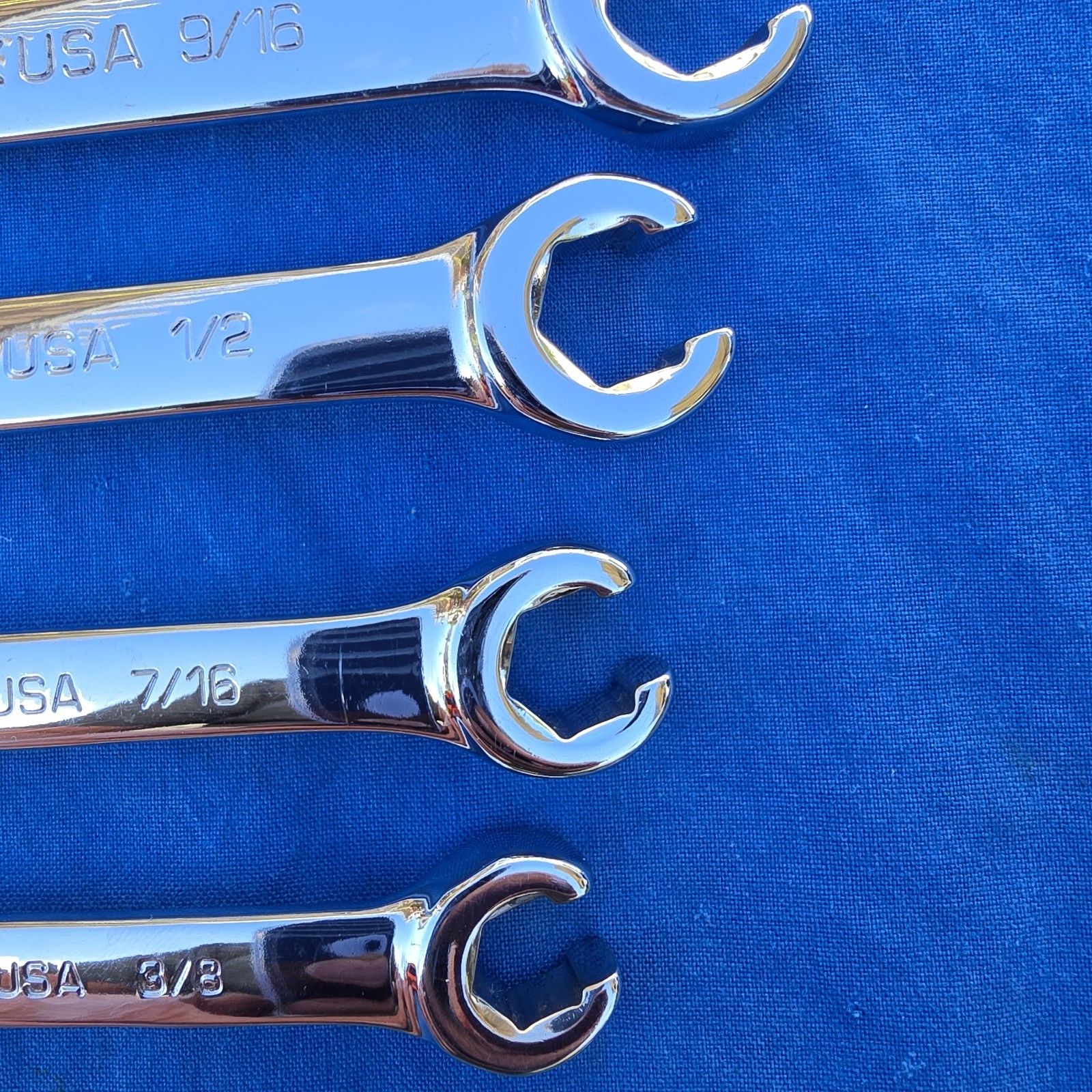 Matco 5pc 3/8” – 5/8” SAE Line Flare Nut Combo Wrench Set