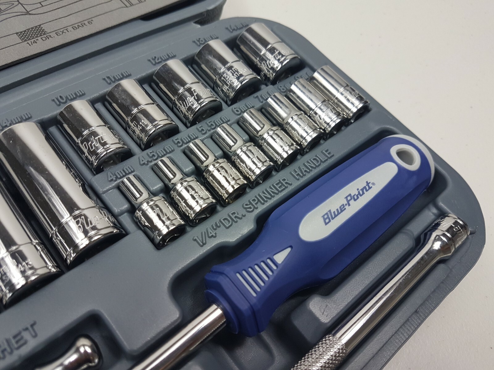 Blue Point 29pc 1/4″ Socket Set – As sold by Snap On
