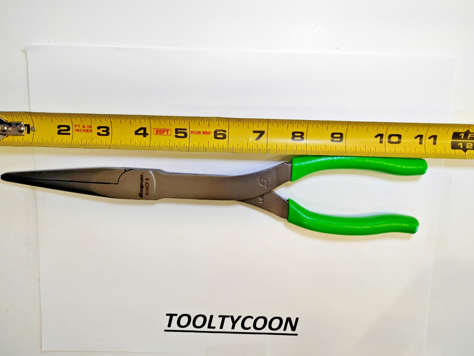 Snap-On Tools USA NEW 3 Piece GREEN Soft Grip Heavy Duty Pliers Lot Set PL330ACF