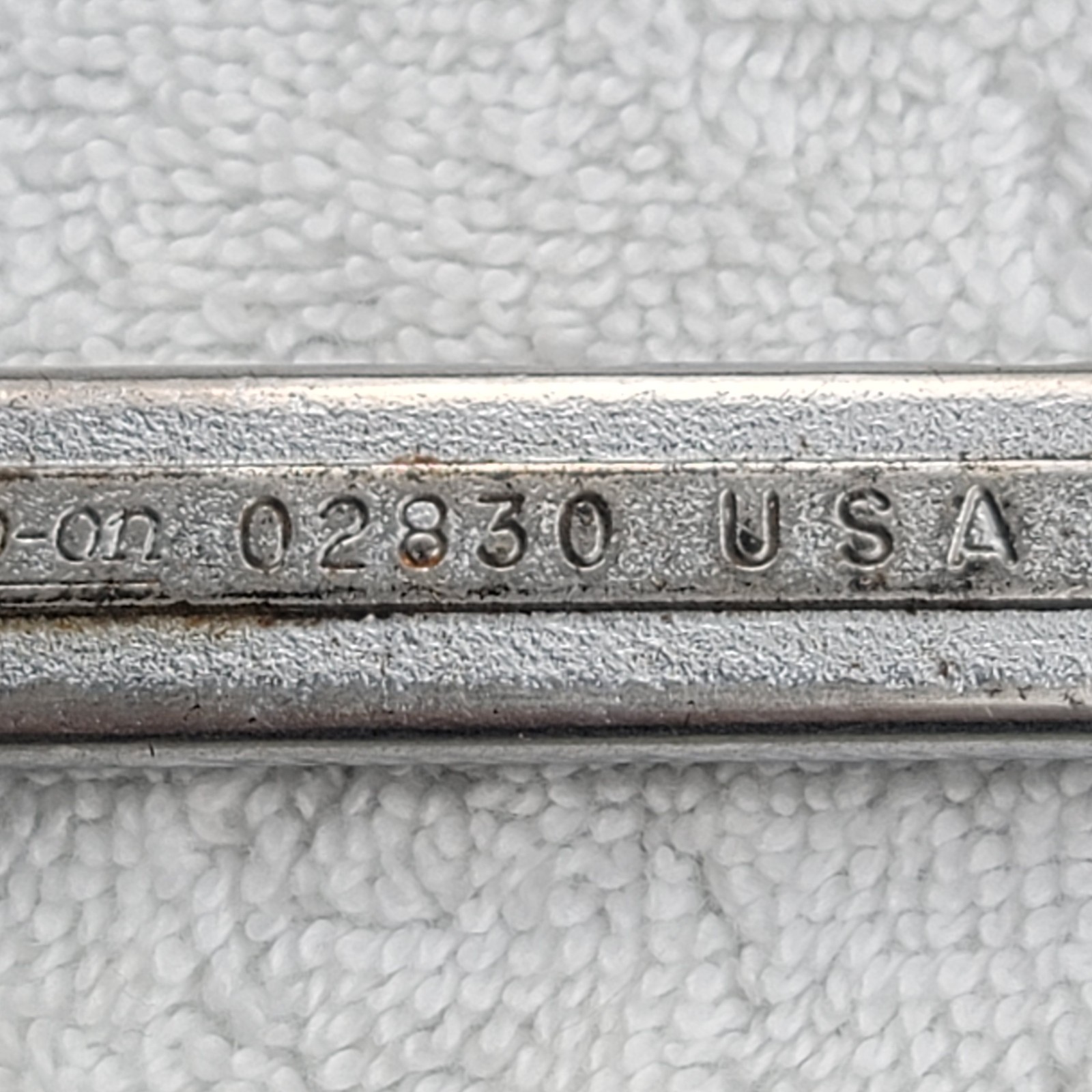 Snap-on 02830 Double Open End Wrench 7/8 15/16 USA SAE Made in USA