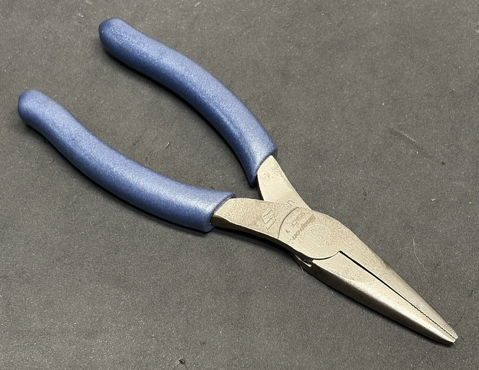 Snap-on Tools METALLIC BLUE Talon Soft Grip 6” Needle Nose Pliers 95ACF
