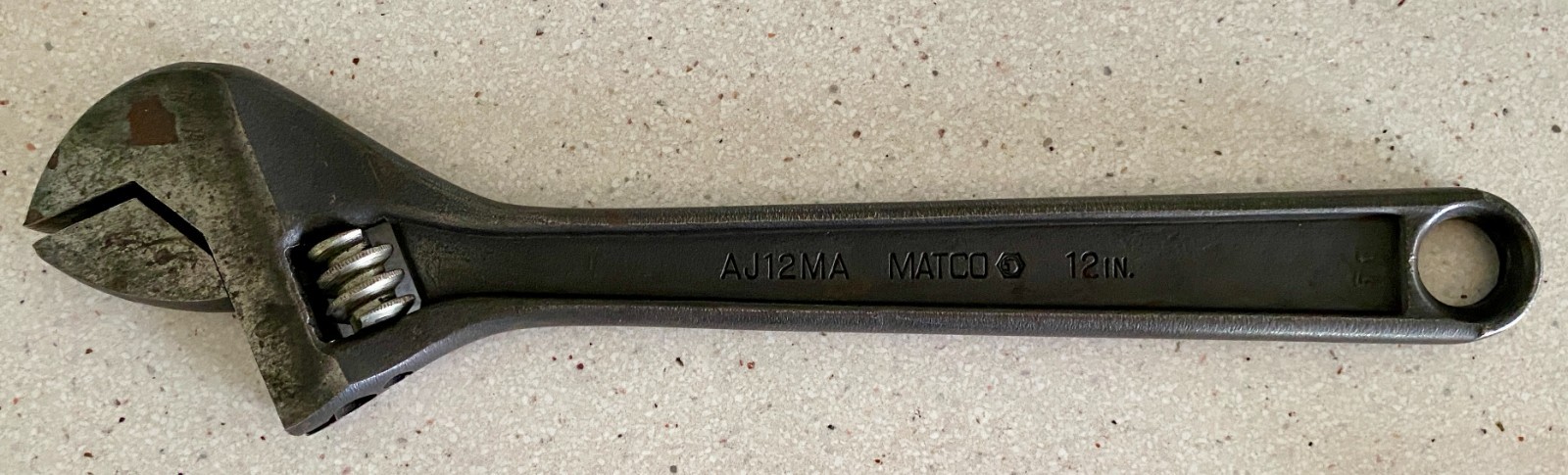 Matco Tools AJ12MA 12 Inch Adjustable Wrench Used 12″