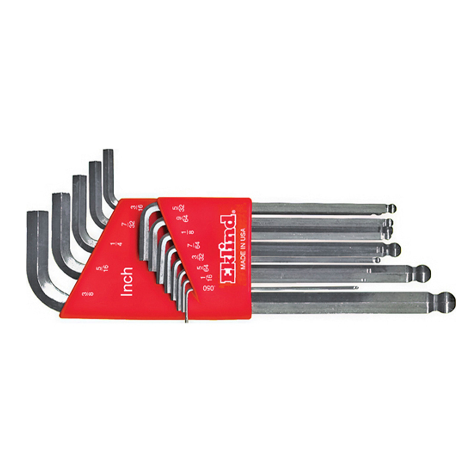 13pcs Inch 0.5″~3/8″ 13313 Ball End Hex L-Key Wrench Set 13313 Made in U.S.A