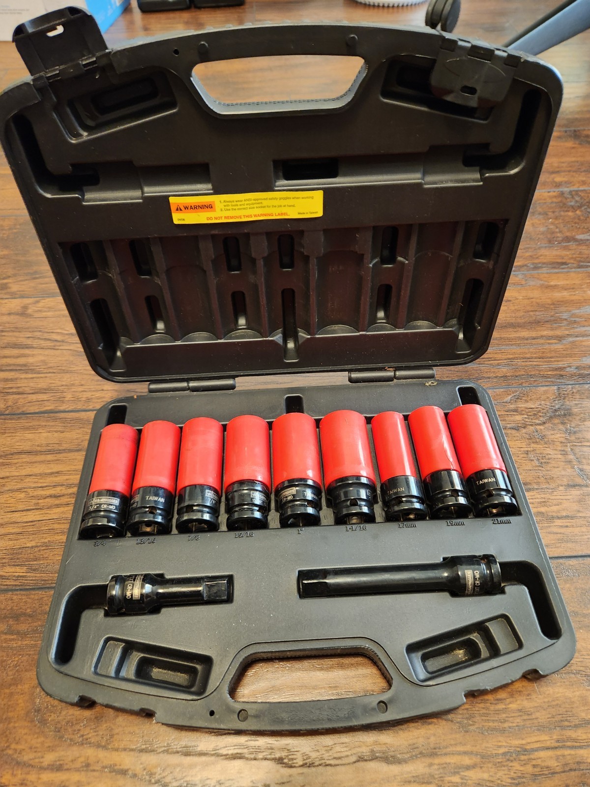 11 Piece Impact Socket Set – Earthquake – Complete Set – Standard & Metric