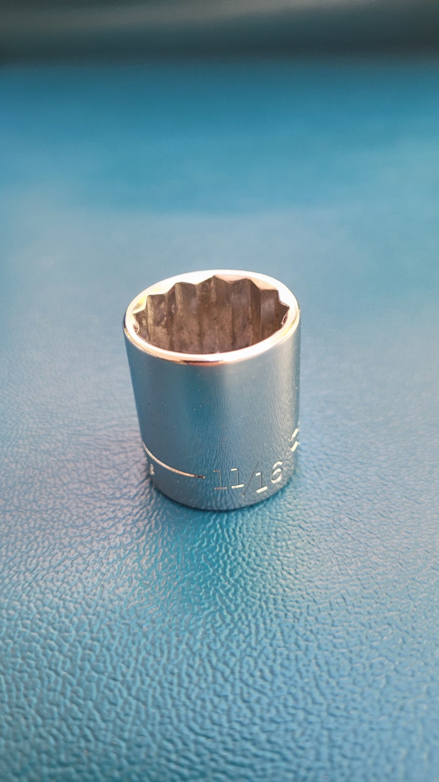 Craftsman 11/16 Socket 3/8 Drive 12-point -G-44336 USA MADE Vintage.