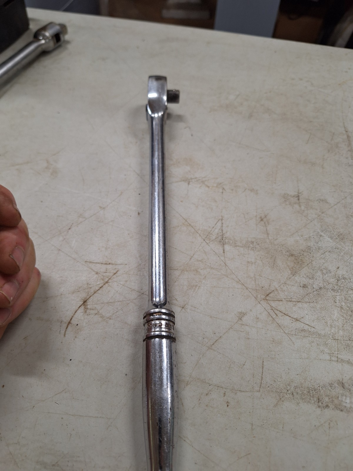 Snap-on Tools SL715 1/2” Drive 15” Long Handle Ratchet Chrome USA