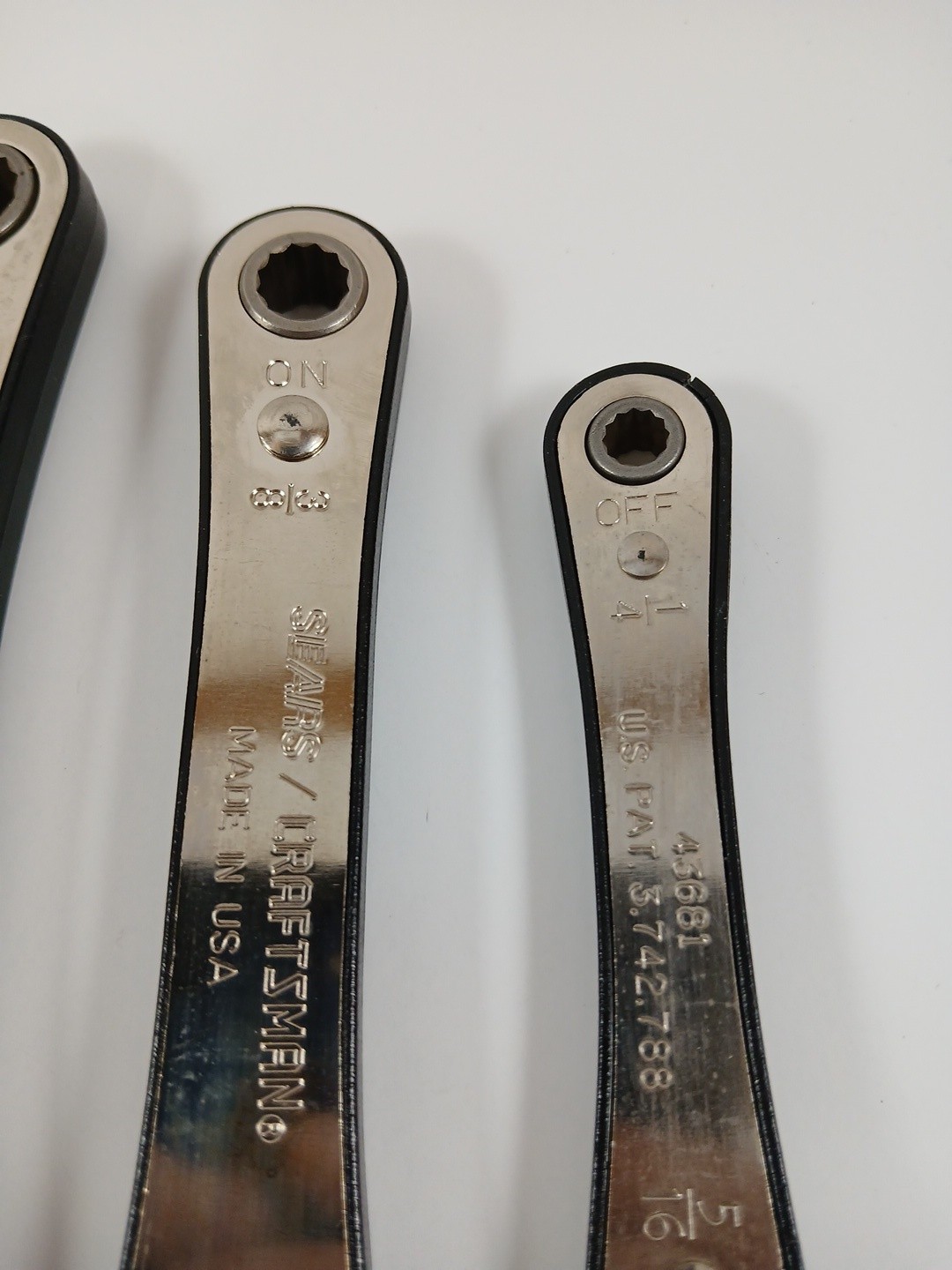 Craftsman 43670 4 Piece Box End Ratcheting Wrench Set SAE 1/4″ – 3/4″ 12 Pt