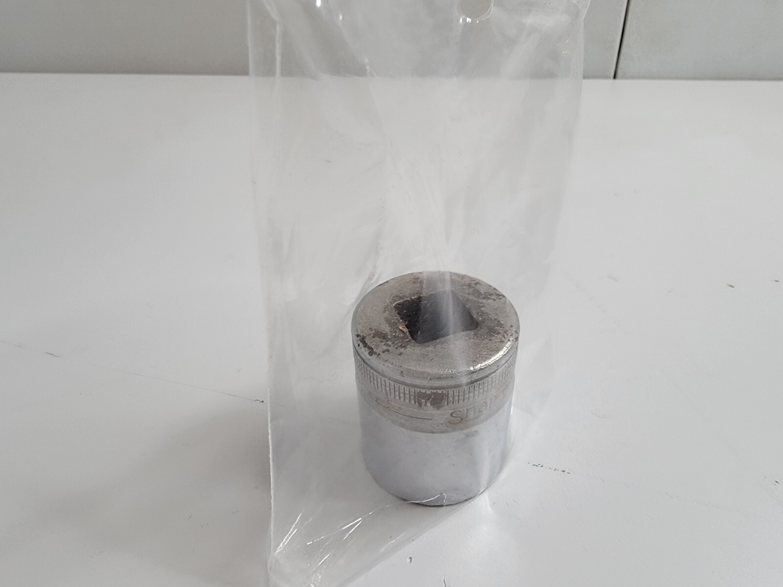 Snap-On Tools 1-Inch Socket SW-320 1/2 Inch Drive Chrome Made in USA Used