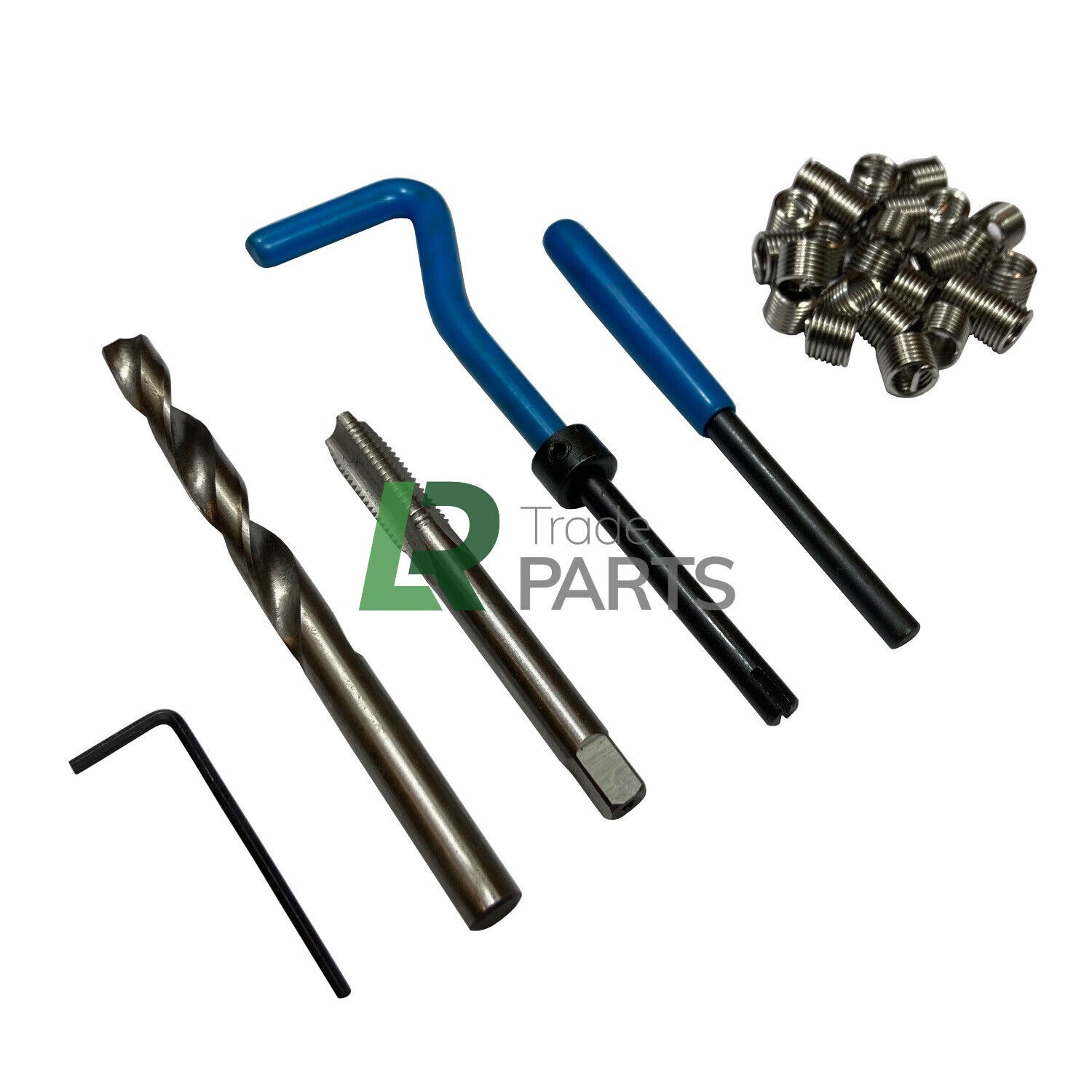M8 X 1.25 THREAD REPAIR KIT 30 PIECE HELICOIL 8MM DAMAGED THREADS DRILL BIT KIT