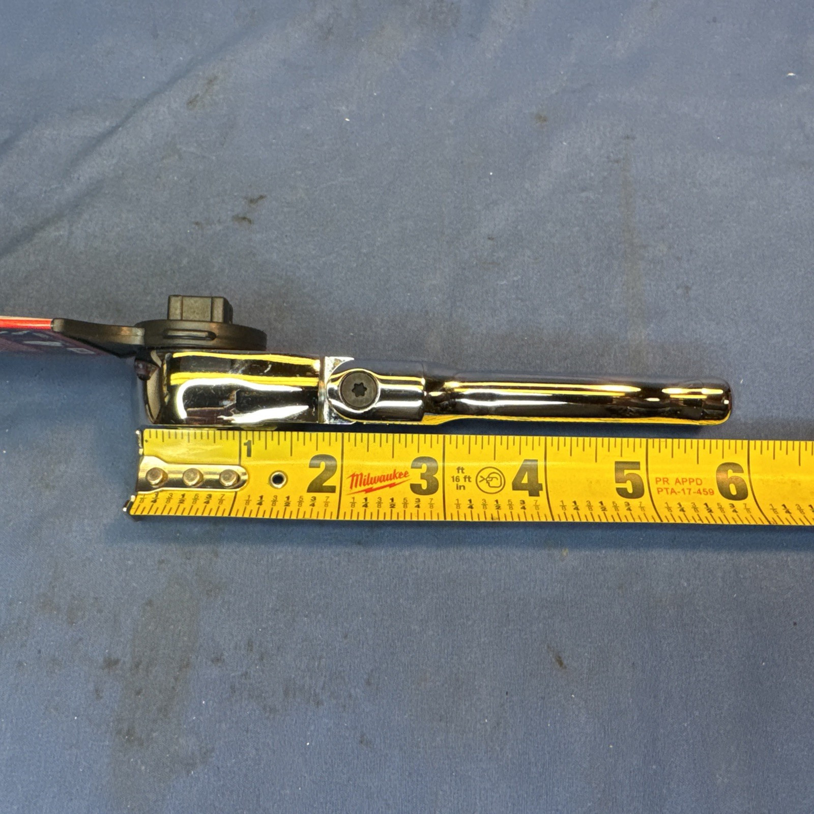 New Craftsman 3/8 Inch Drive Metric and SAE Flex Head Stubby Ratchet 72 Teeth