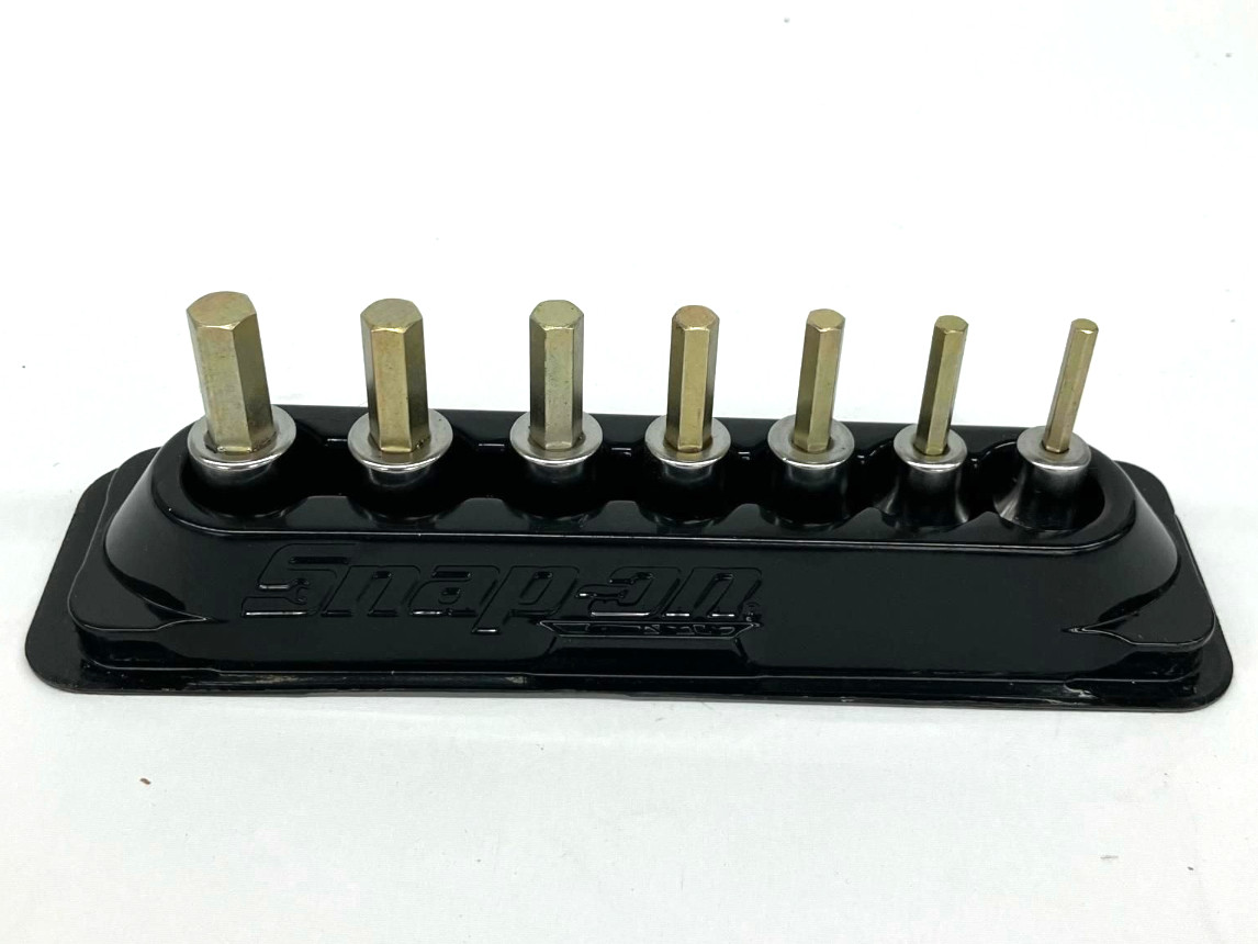 Snap-On 207EFAMY 7pc 3/8″ Drive Hex Bit Socket Set Unused In Storage