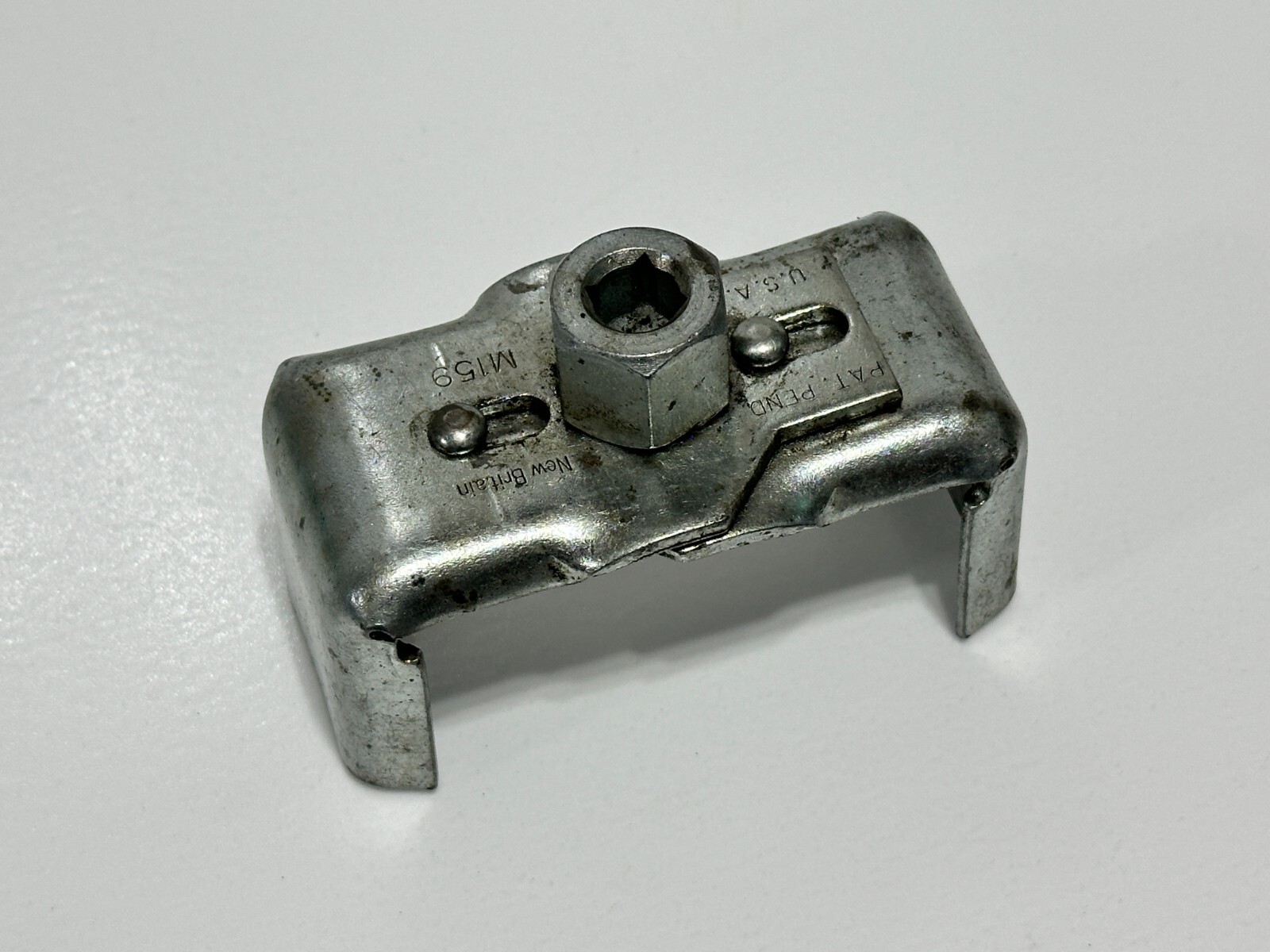 New Britain Tools USA M159 2-Jaw Metal Oil Filter Wrench, Vintage