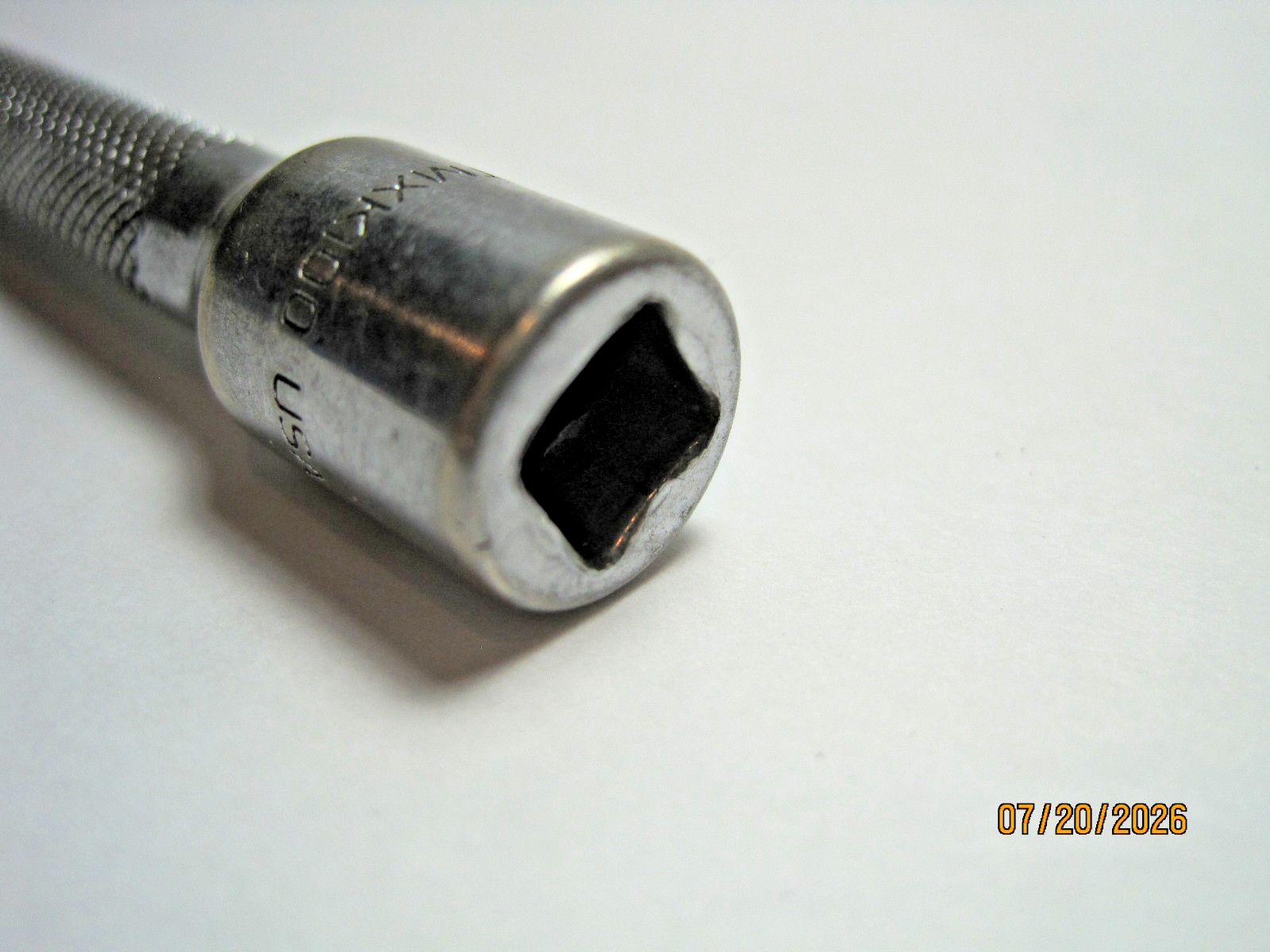 Snap On 1/4″ Drive 10″ Chrome Knurled Friction Ball Extension TMXK100