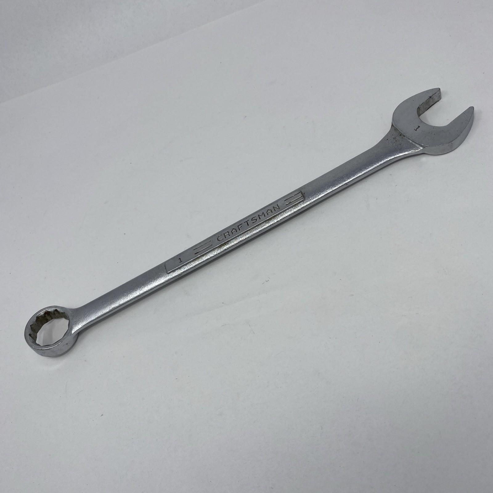Craftsman 1″ Combination Wrench =V= Series Flying V USA 13.5 Inches Long 12 Pnt
