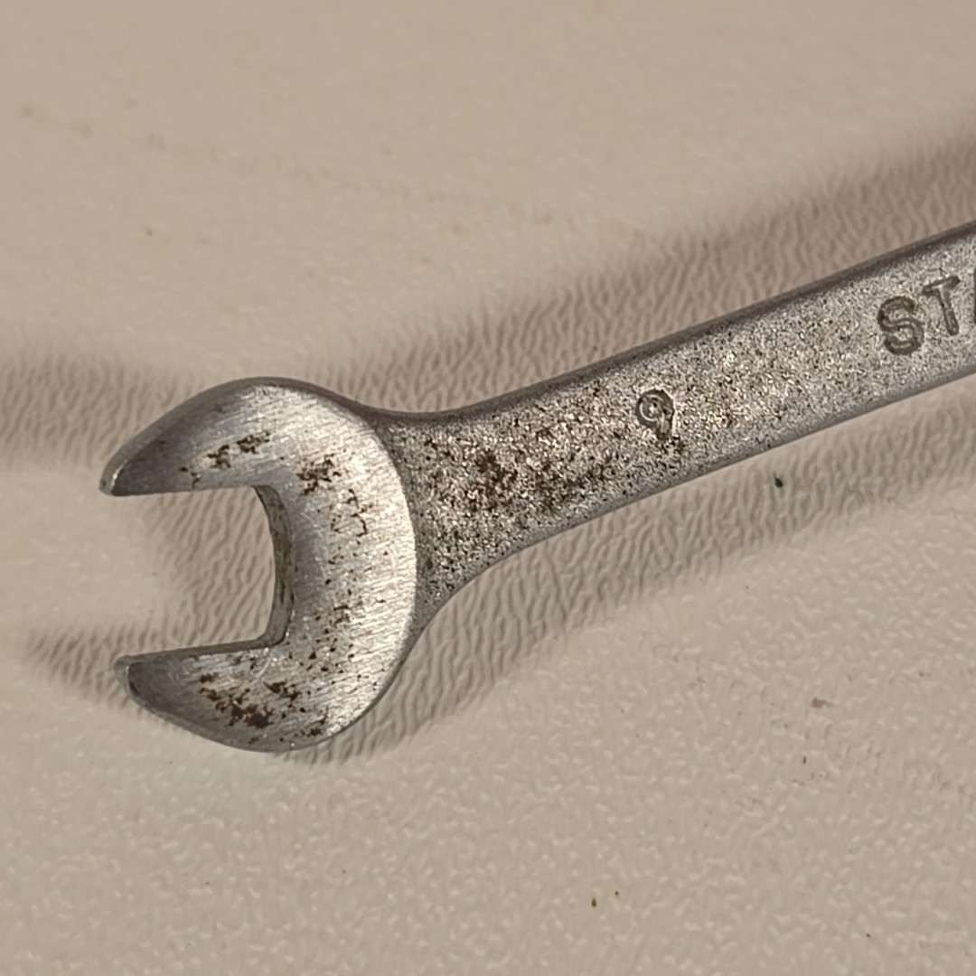 Stanley 9MM 95-787 Satin Chrome 12PT Combination Wrench