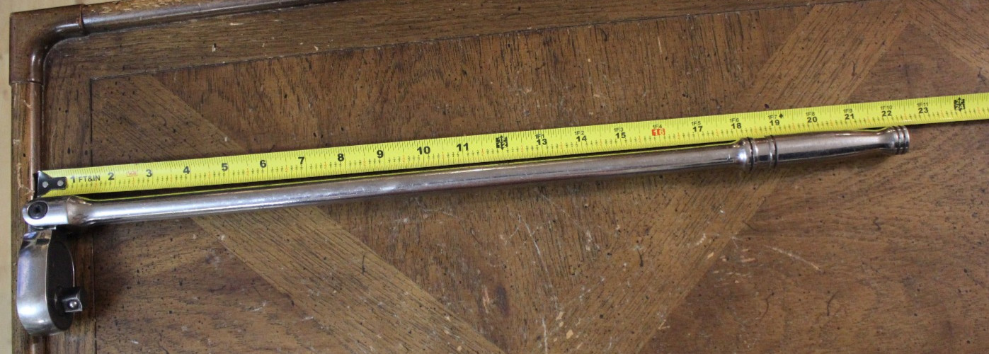 Snap-on SLF80A 1/2″ Drive Dual 80 Long Handle Flex-Head Ratchet 24″ long