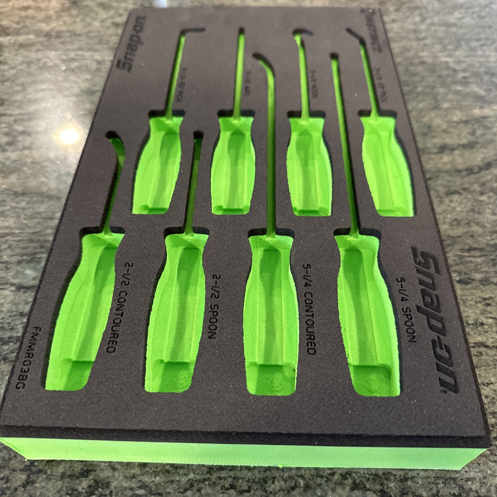 Snap-on 1 pc foam organizers for mini pic and spoon set fmmr03bg