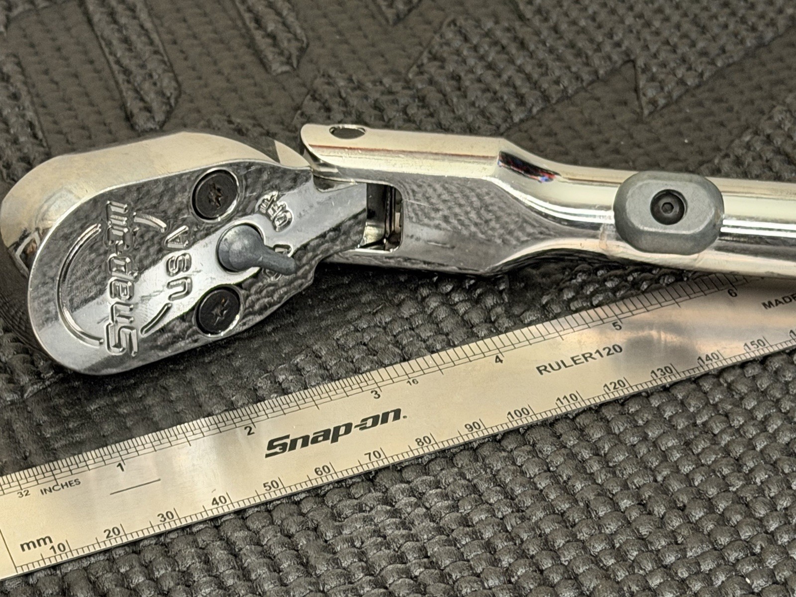 Snap-On ½» Drive Dual 80 17-5/8″ Long Flex Head Lockable Ratchet USA🇺🇸 – SX80A