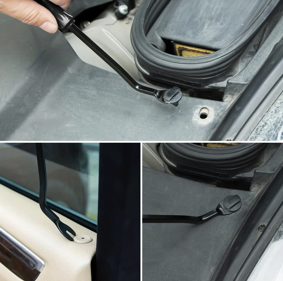 5pcs Car Trim Removal Tool Kit No Scratch Panel Clip Pry Set – NEW
