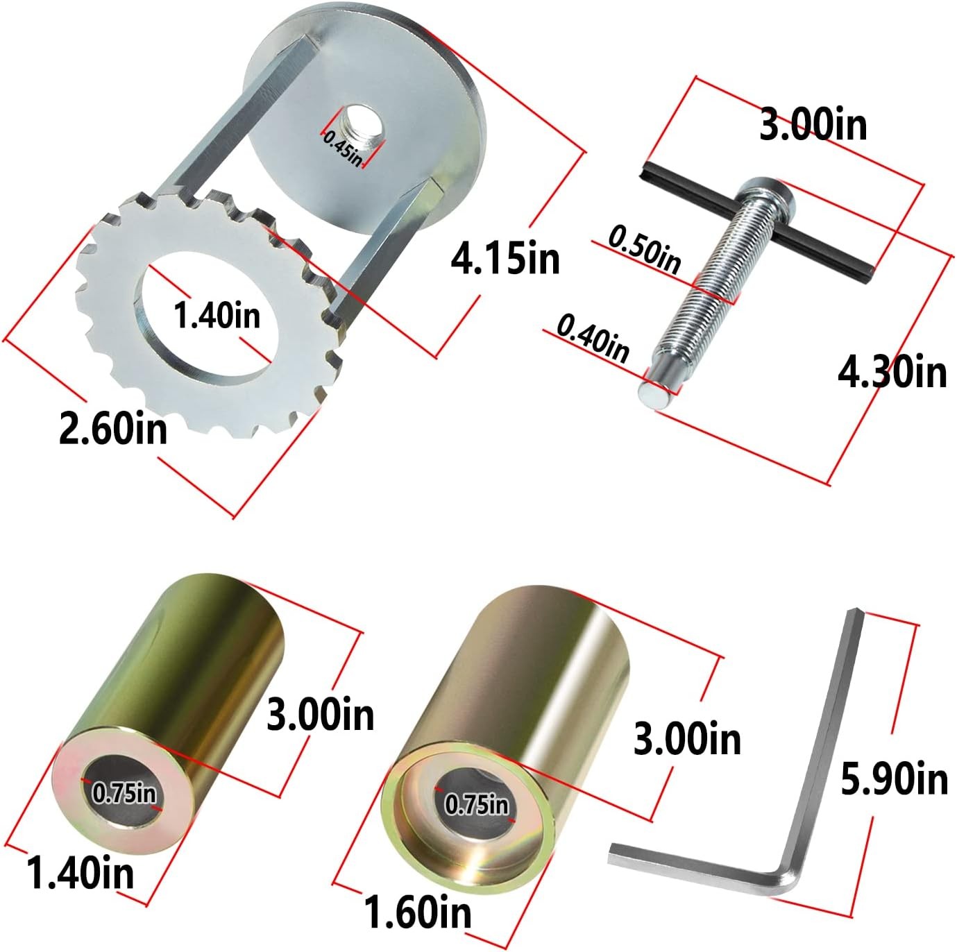 DPS6 Transmission Dual Clutch Remover Tool for Ford Fiesta DCT250 2010-2013