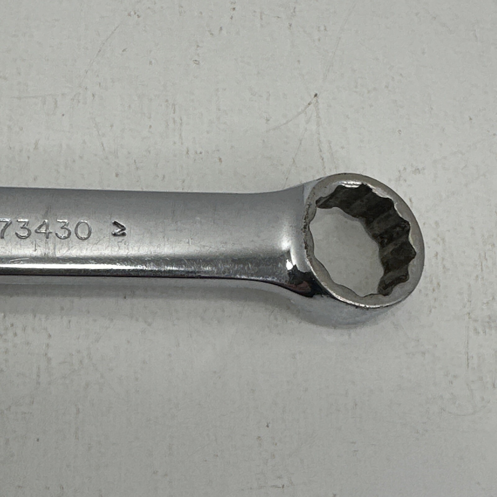 Snap On OEX180 9/16″ 12 Point Short Chrome Combination Wrench USA SAE