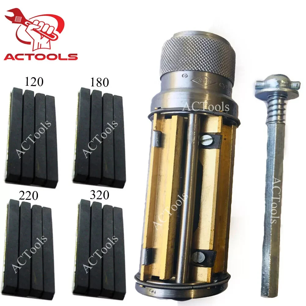 Cylinder Engine Hone Kit 45 to 65mm Honing Machine + 4 set Honing Stones USA