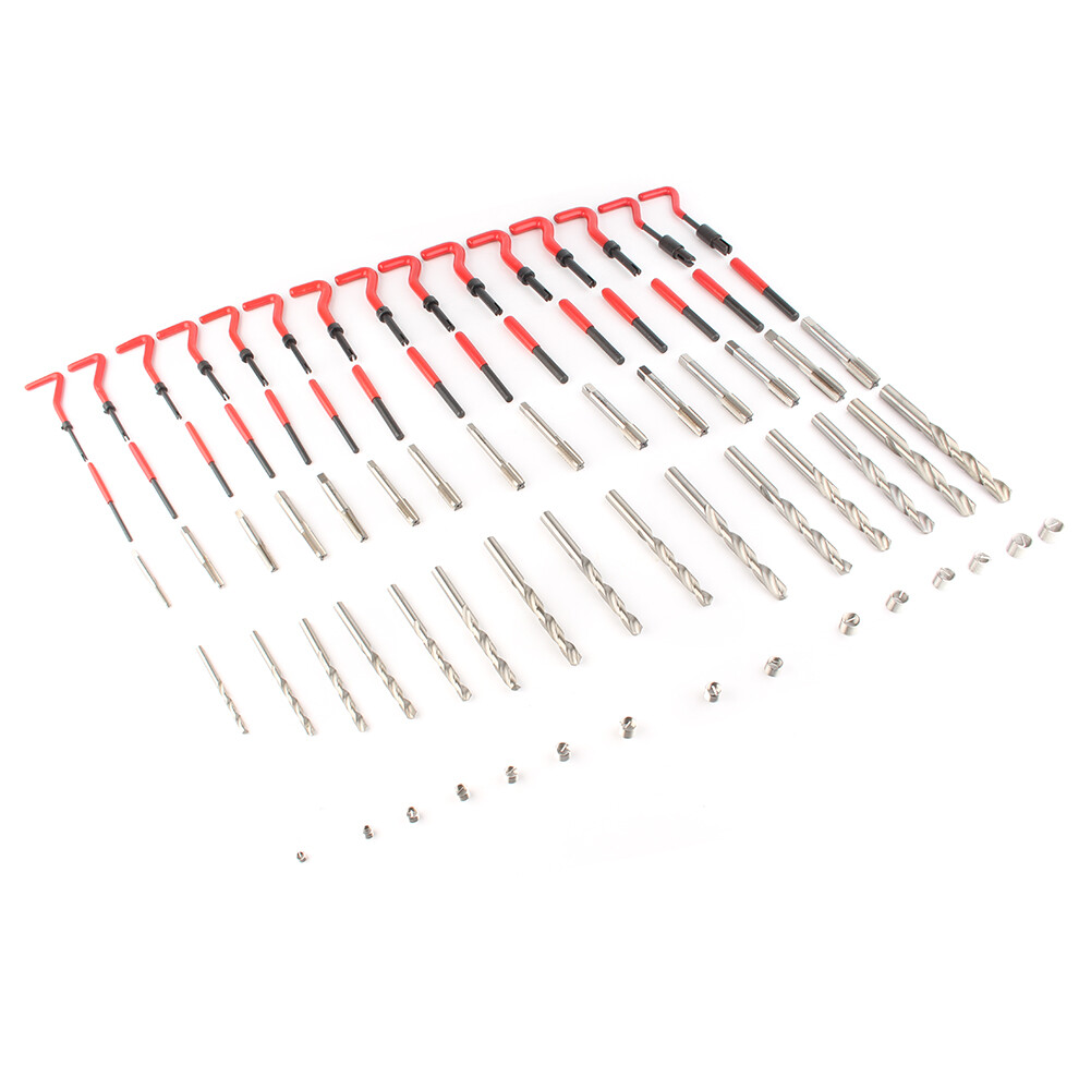 Metric Thread Repair Insert Kit M5 M6 M8 M10 M12 M14 Helicoil Car Pro Coil Tool
