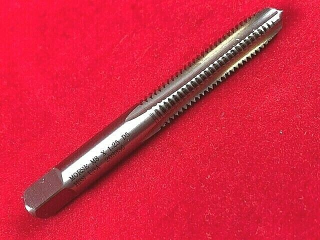 M8 X 1.25 8MM Plug Tap Morse MT3838009 Hand Tap USA D5 Metric