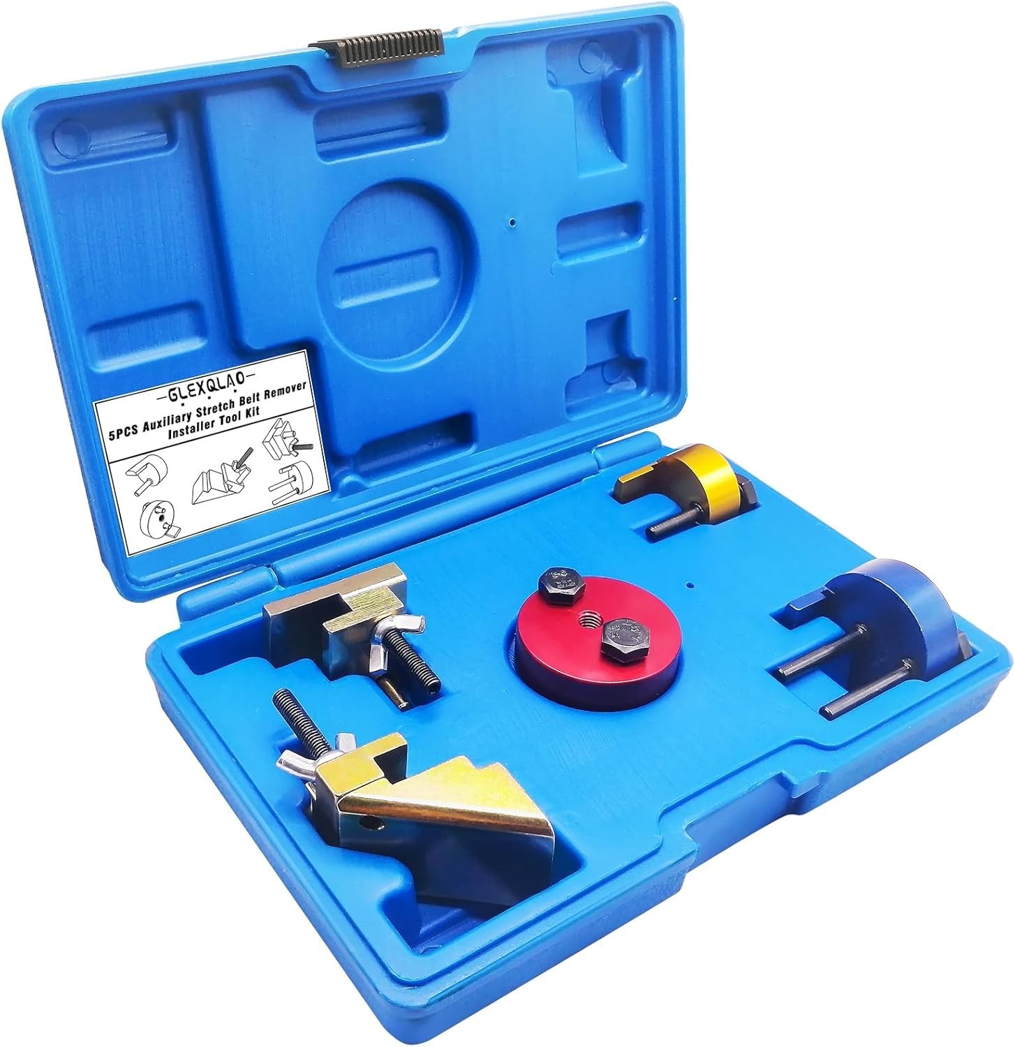 Auxiliary Stretch Belt Remover Installer Tool, Universal Pulley Drive Belt…
