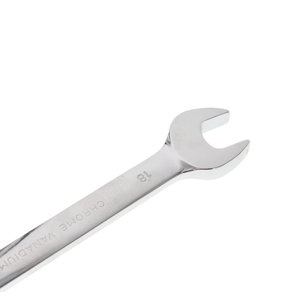 12PCS Metric Flexible Head Ratcheting Wrench Combination Spanner Tool Set 8-19mm