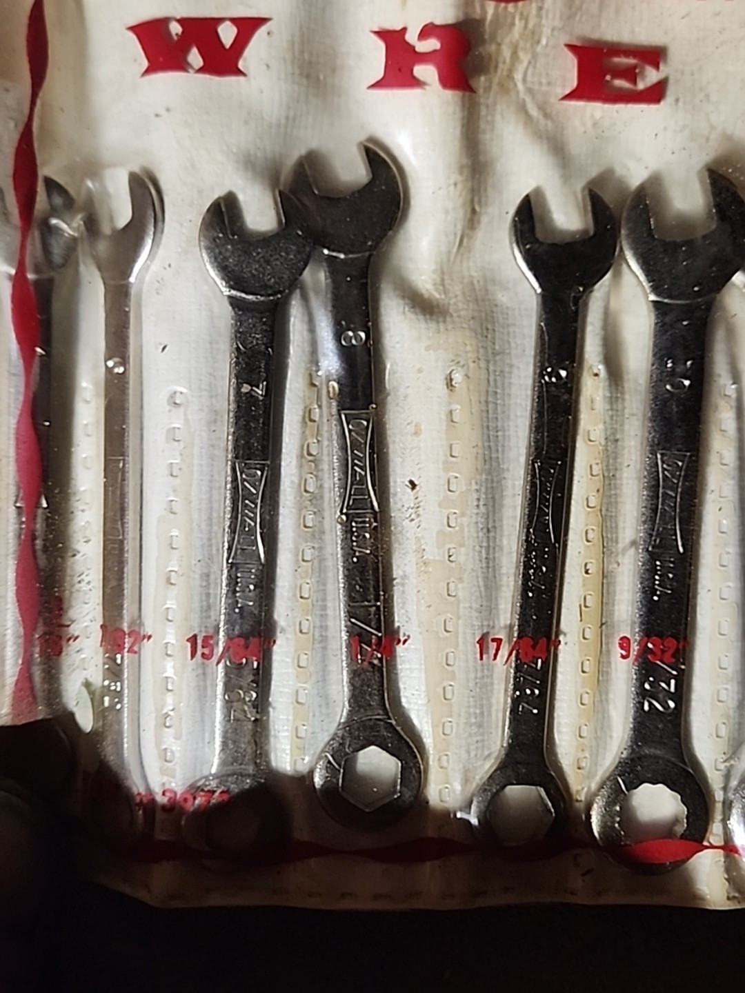 Vintage Oxwall Combination Wrench Set 14 Pieces 3/16″ To 1/2″ New Old Stock