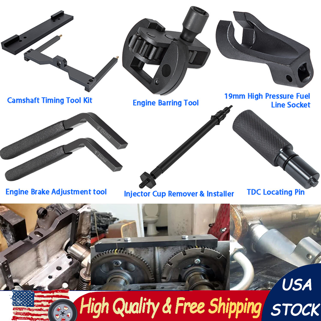 DD13 DD15 DD16 Engine Camshaft Timing Tool TDC Locating Pin Fuel line Socket