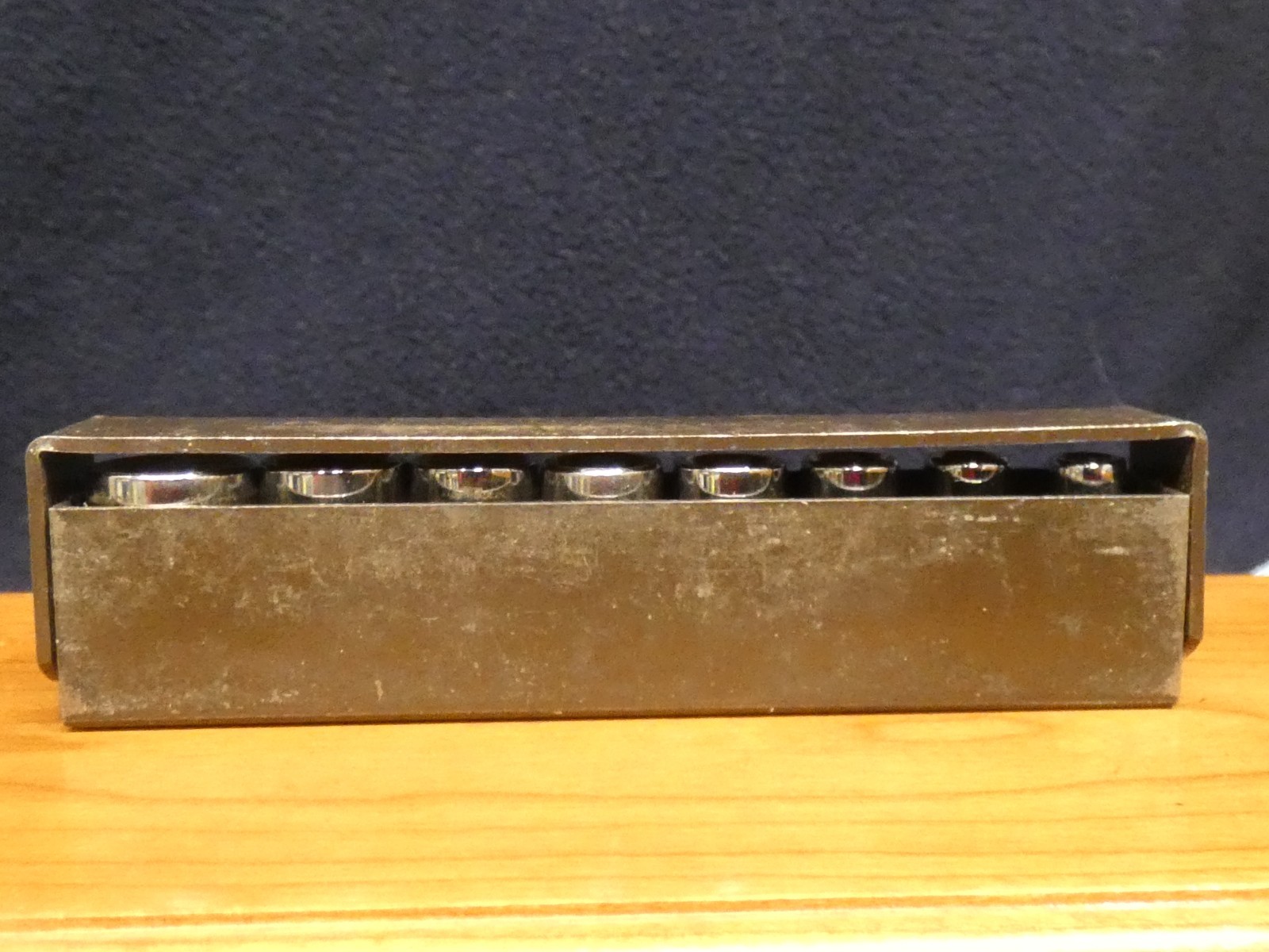 Vintage Easco 8 pc 1/4” Drive Metric Socket Set 91 150 4mm-11mm #BP