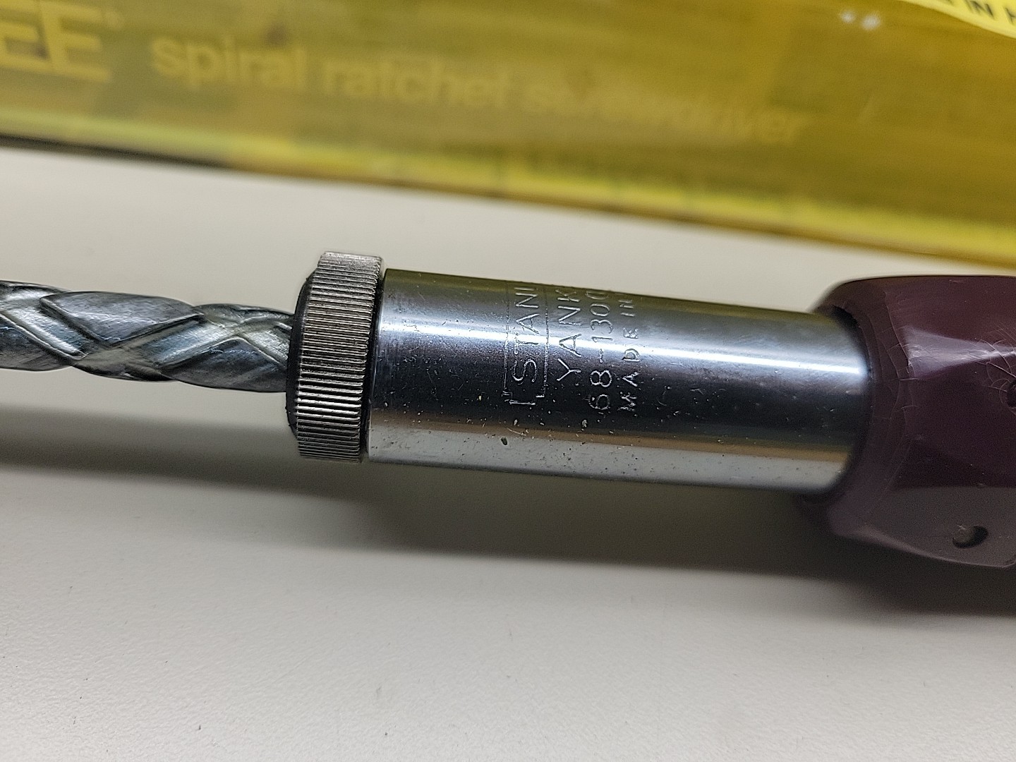 Stanley Yankee 68-130 130A Spiral Ratchet Screwdriver NOS No. 2 Phillips Flat