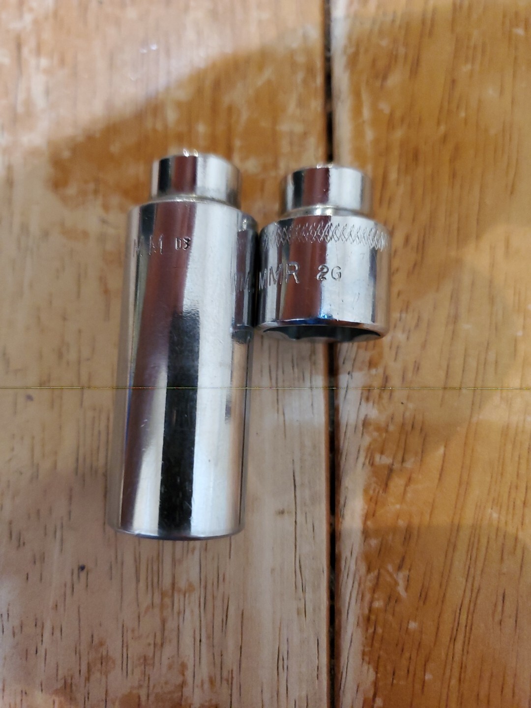 Mac Tools 1/4 Drive 14MM 6PT Shallow Deep Sockets Lot Of 2
