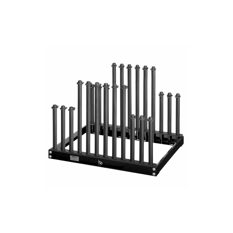 BURCO S-SERIES 11-LITE WINDSHIELD RACKS CARRIER W 15 24 MASTS AUTO GLASS RACKS
