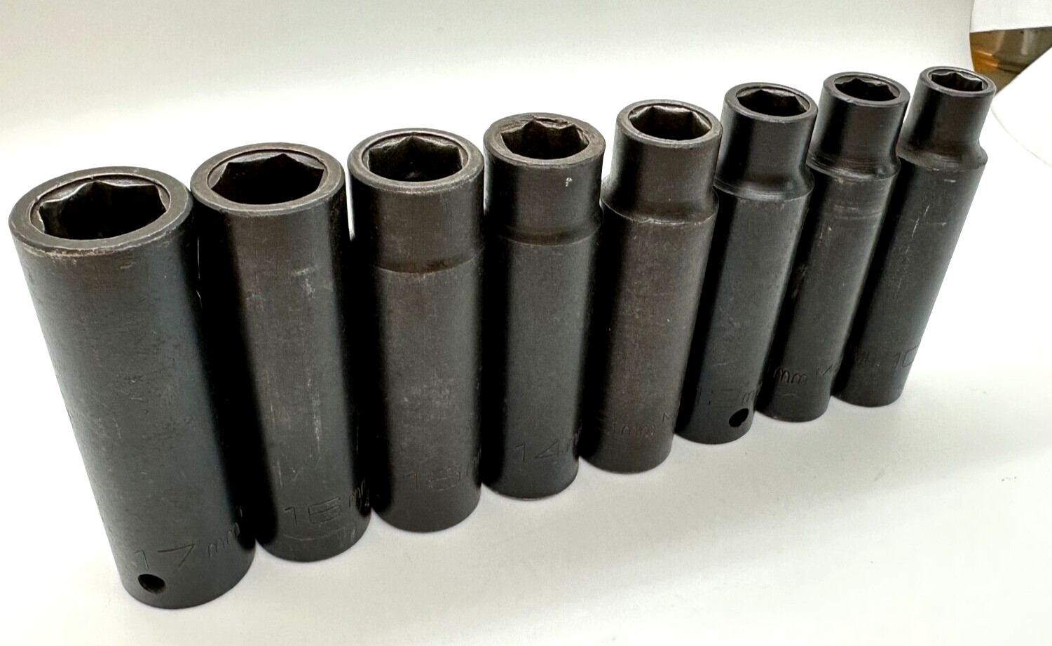 MATCO Tools 10mm – 17mm Deep Well 1/2″ DR IMPACT Socket Set Lot Metric 6-Point