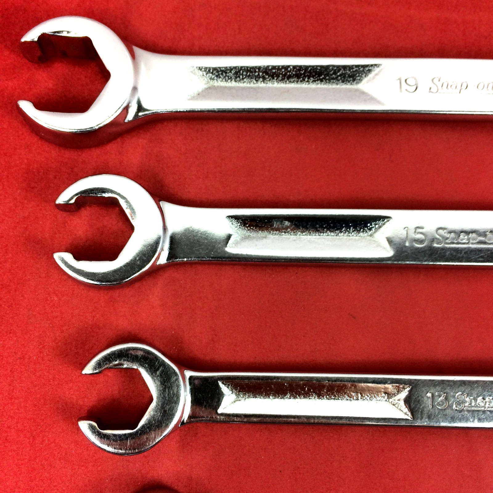 Snap-on 9mm-21mm RXM605 Metric Double End Flare Nut Line Wrench Set
