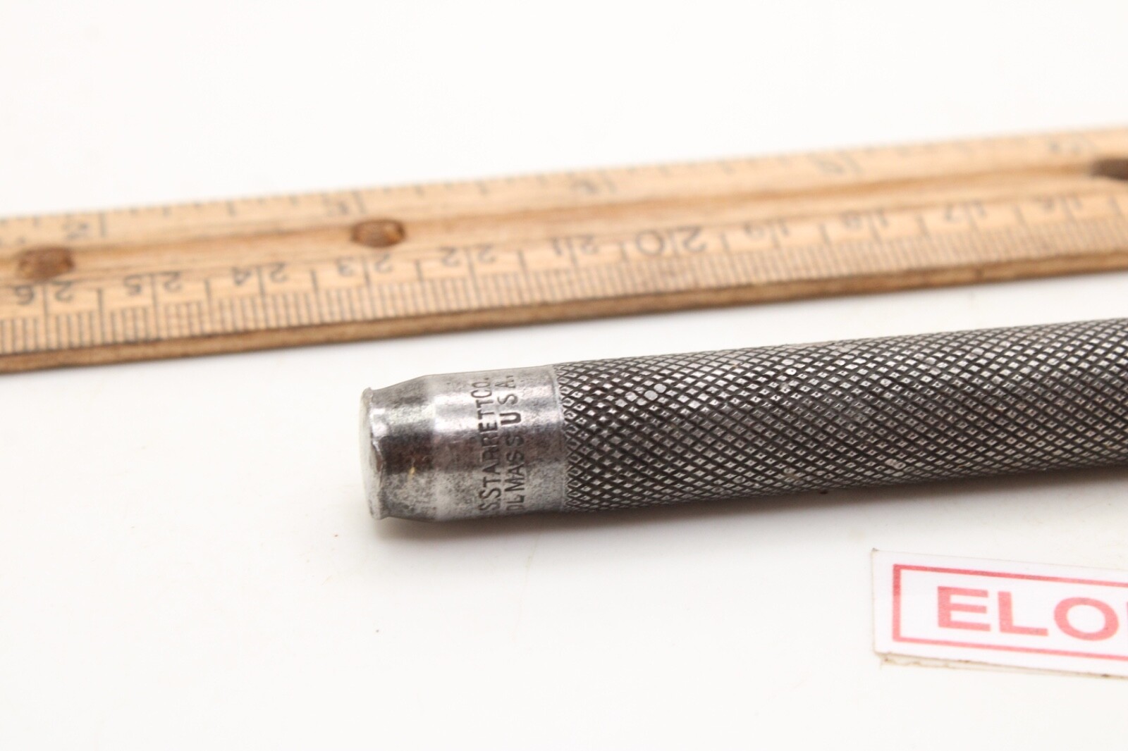 L. S. Starrett Center Punch Knurled Shank 4.75″ Long USA