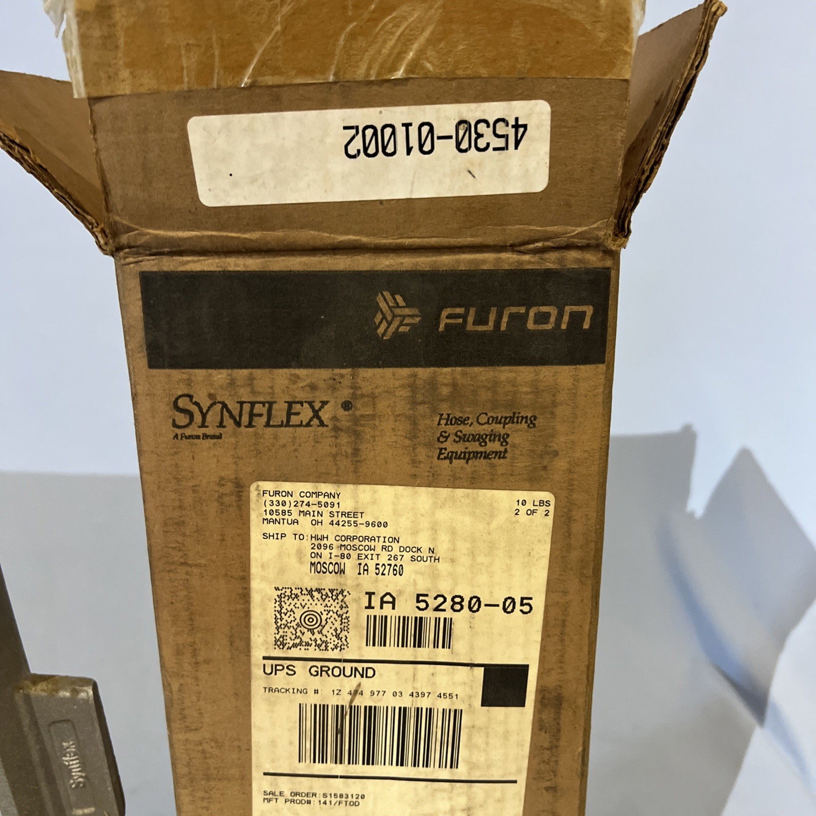 SYNFLEX 4530 CP15 Portable Hand Swager Press Swage Swaging Tool New