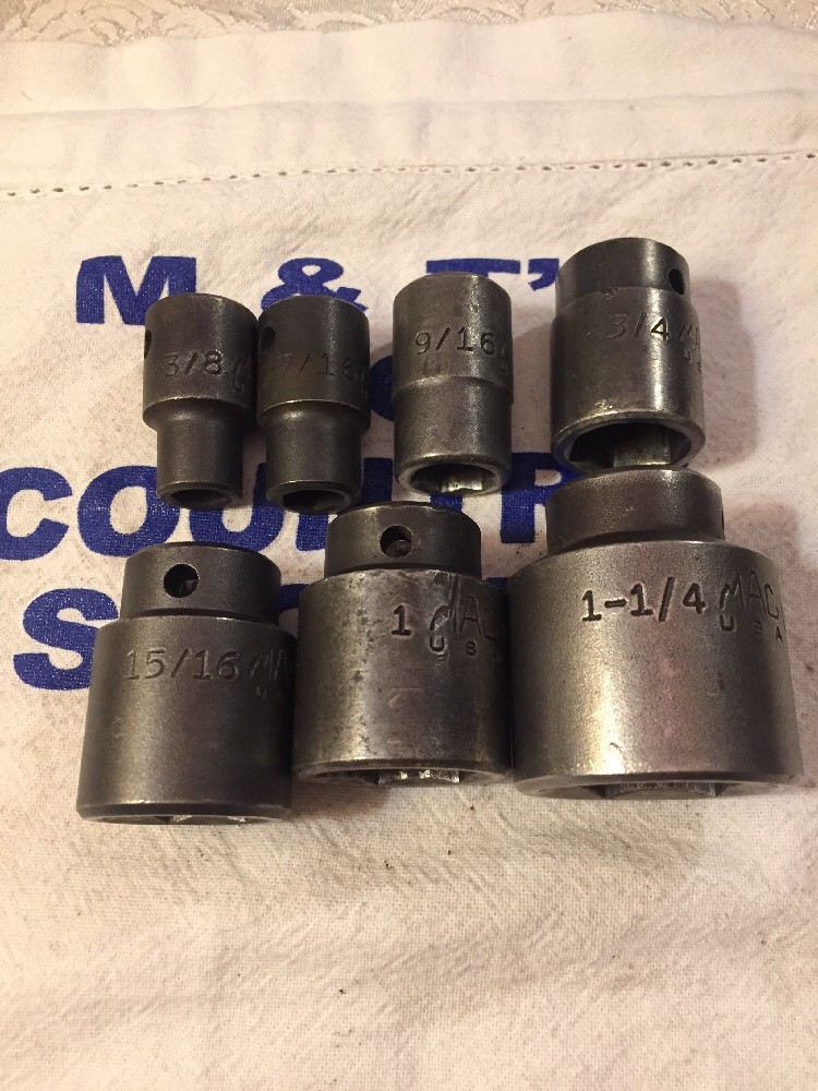 Mac Tools USA 1/2″ Drive 7pc 6pt Impact Socket Set VP Series